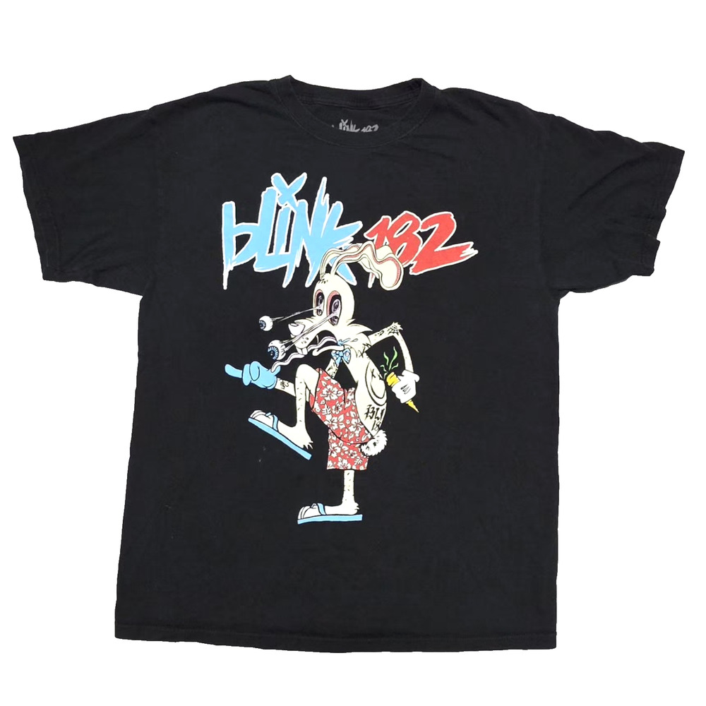 Blink 182 Enema Of the State Tour 2019 T-Shirt Black Size Large